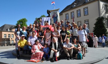 Hrvati u Luxembourgu na završnoj procesiji Oktave